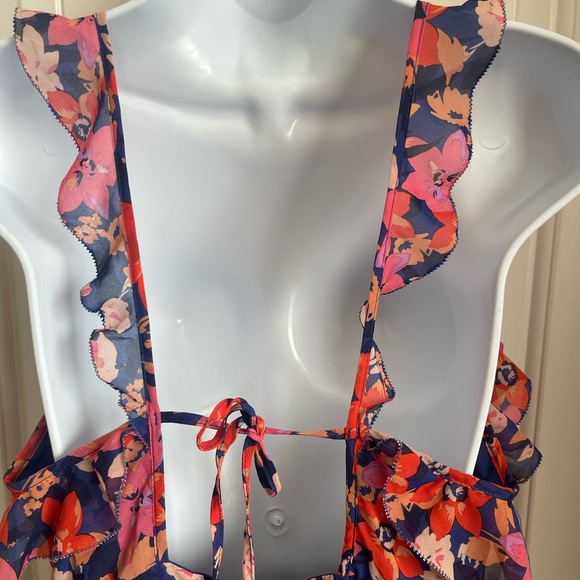NWT Storia Maui Mini Floral Dress - Picture 12 of 16